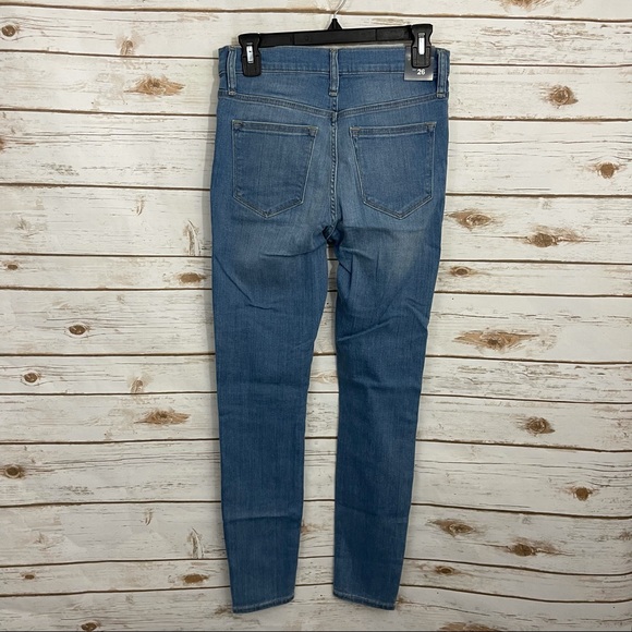 J Crew Exposed Button Fly High Rise Skinny Jeans NWT - Picture 4 of 5